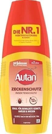 Autan Protection Plus Zeckenschutz Insektenschutz, zum Schutz vor Zecken und heimischen Mücken, Travel Essentials, (1er Pack), 100 ml