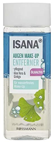 Augen Make-Up Entferner ölhaltig - Für Wasserfestes Make-Up - Mit Aloe Vera und Ginkgo - Pflegend - 100 ml