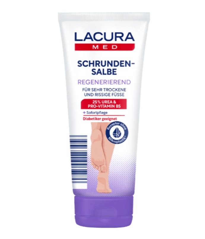 Lacura Med Hornhaut Reduziercreme - Intensiv/Schrundensalbe - Regenerierend 100ml (Schrundensalbe)
