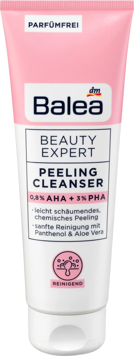 Balea Beauty Expert Peeling Cleanser 0,8% AHA & 3% PHA, 125 ml