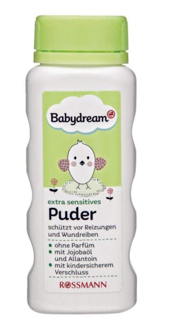 Babydream Puder ohne Parfüm, mit Jojobaöl & Allantoin, 100g