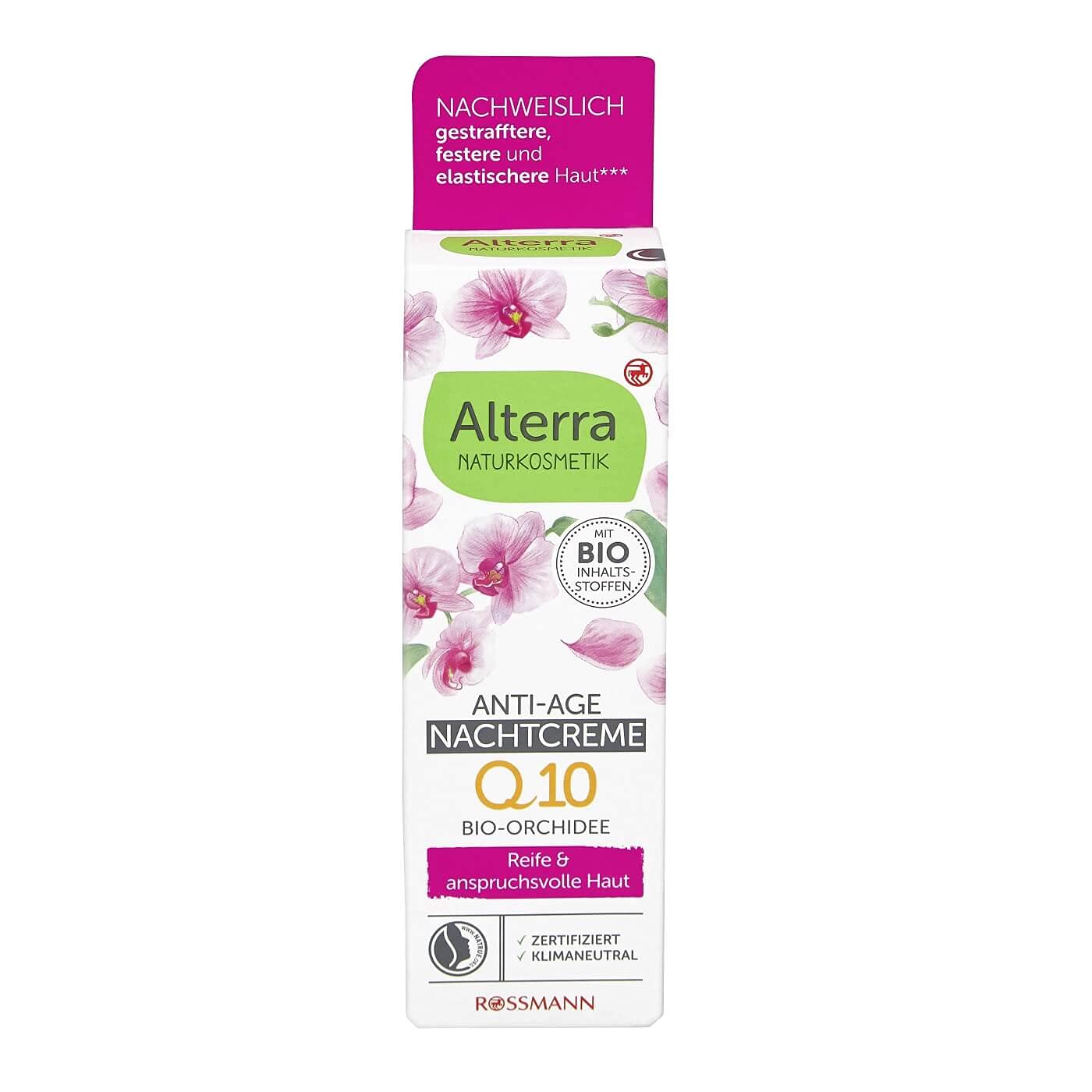 Alterra Anti-Age Nachtcreme Orchidee, 50 ml