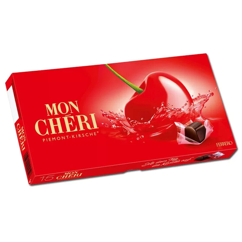 Ferrero MON CHERI Pralinen in Kirschlikör 1x15 Stück, 157g Box, neu&ovp