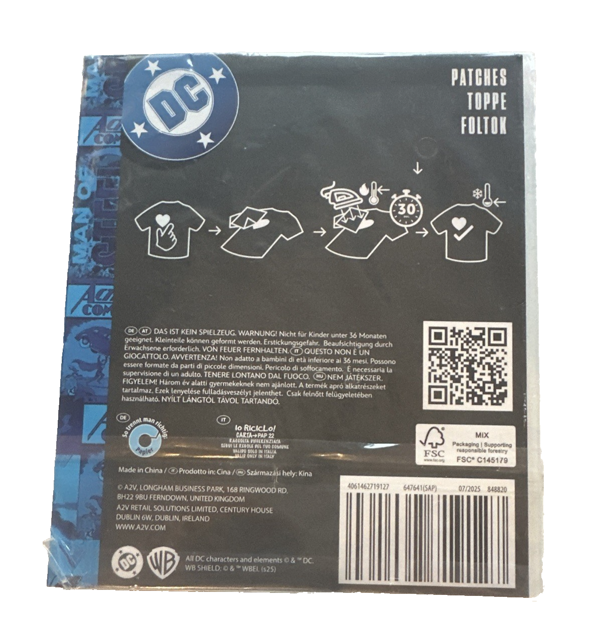 Patch Pals, uzgludināmās aplikācijas, uzgludināmie ielāpi, piešūjamie ielāpi, 2 gabalu komplekts, jauni