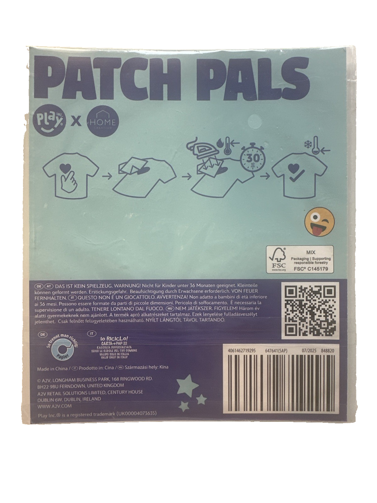 Patch Pals, Bügelbilder Applikation, Patch zum Aufbügeln, Aufnäher, 2er Set, neu