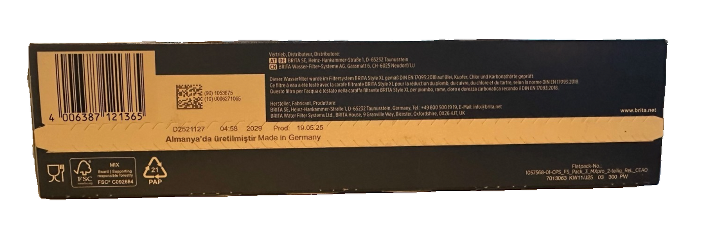 Brita Wasserfilter Kartuschen MAXTRA PRO Pure Performance, 3er Pack, neu&ovp