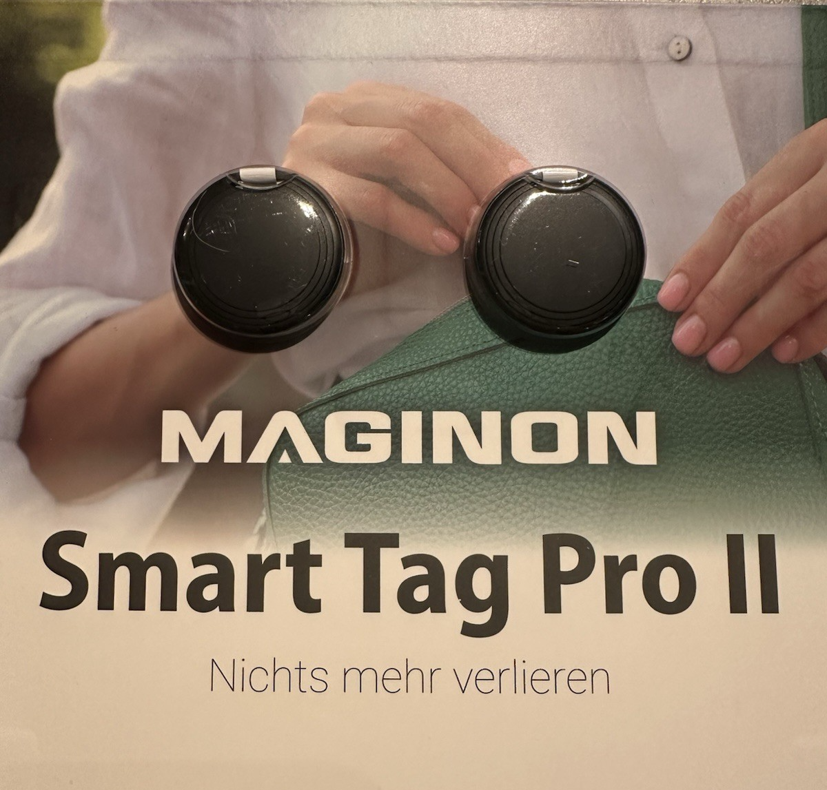 Maginon Smart Tag Pro II, iOS un Android ierīcēm, 2 iepakojumā, melns, jauns un aizzīmogots
