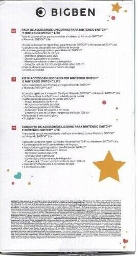 BIGBEN ZUBEHÖRPACK UNICORN Gaming Zubehör, Mehrfarbig