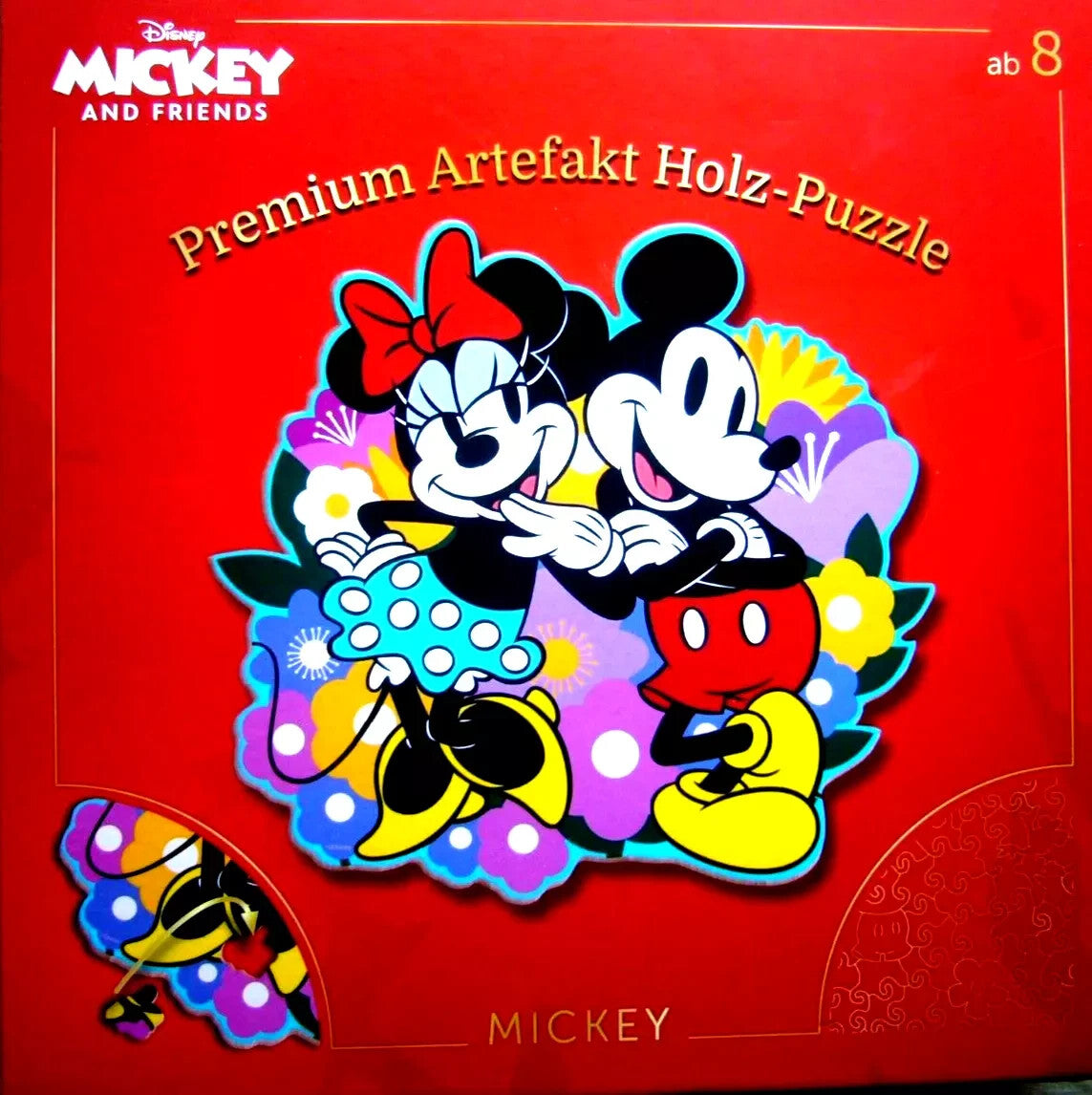 Premium Artefakt Holz-Puzzle Mickey, 182 Teile, neu&ovp