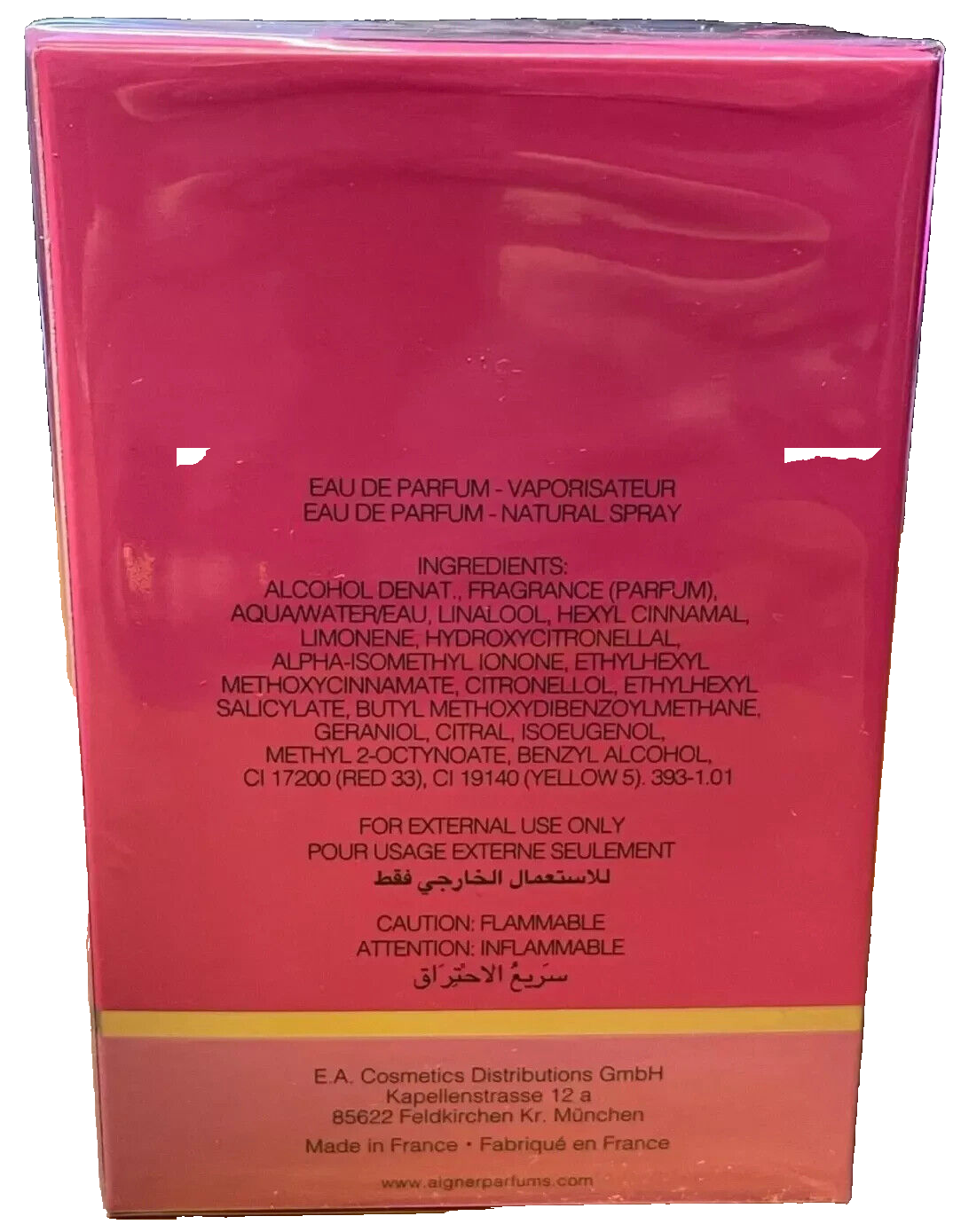 Etienne AIGNER Cara Mia Solo Tu-Eau de Parfum EDP, Spray, 100 ml, Neu&OVP, women