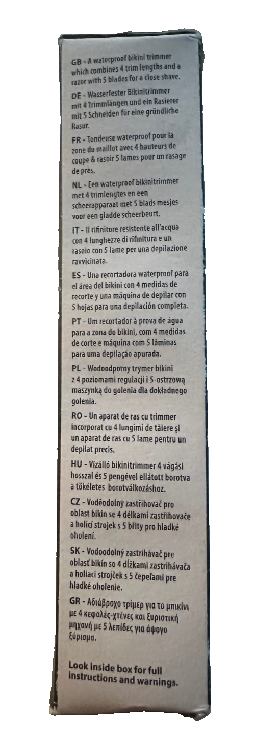 Wilkinson Sword Intuition Complete Bikini Trimmer, Damen Rasierer, 1 Klinge, neu