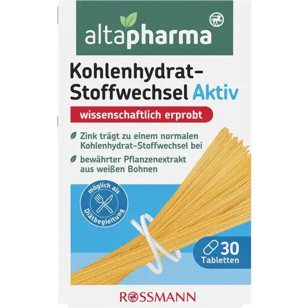 Altapharma Kohlenhydrat-Stoffwechsel Aktiv, 1x30 Tabletten, vegan, neu&ovp