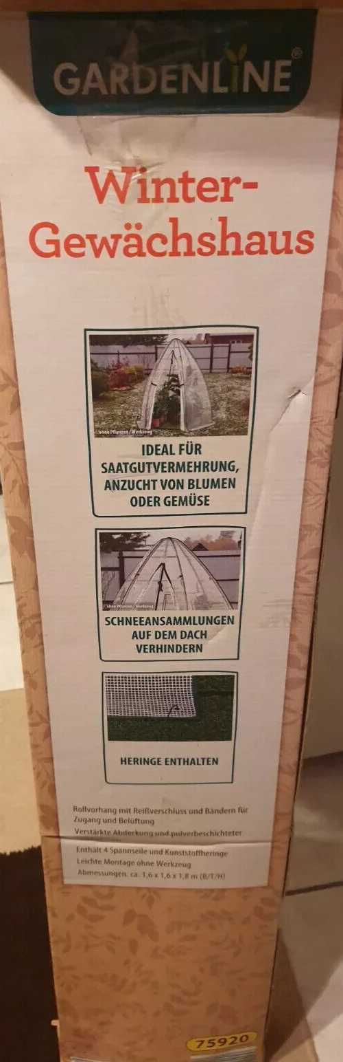 GARDENLINE siltumnīca ziemai, pavairošanai un uzglabāšanai, jauns un oriģināls iepakojums