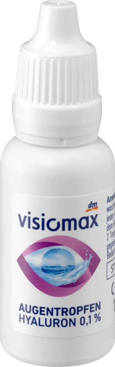 VISIOMAX Augentropfen mit 0,1% Hyaluron, 15 ml, neu&ovp