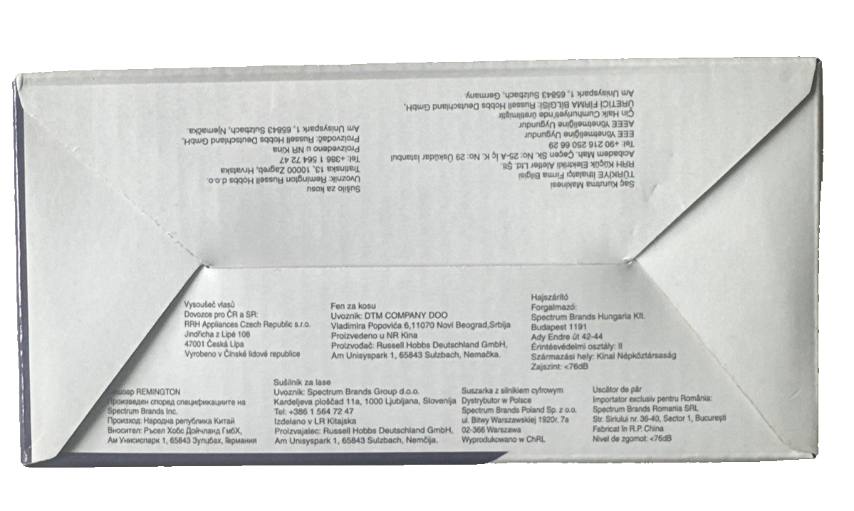 Remington Reiseföhn, 2000 W, Klappbarer Haartrockner mit Diffusor, neu&ovp