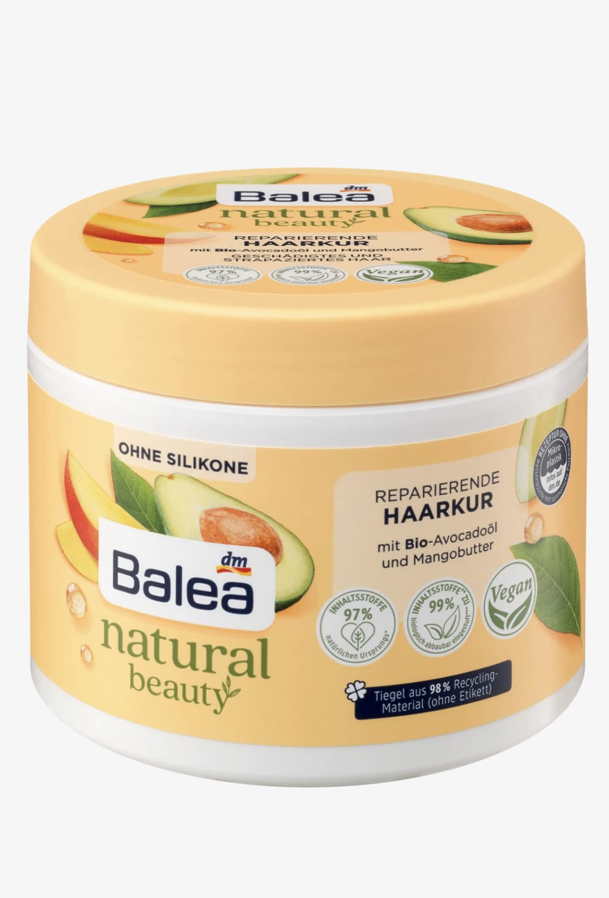 Balea Natural Beauty Haarmaske reparierend - 300ml