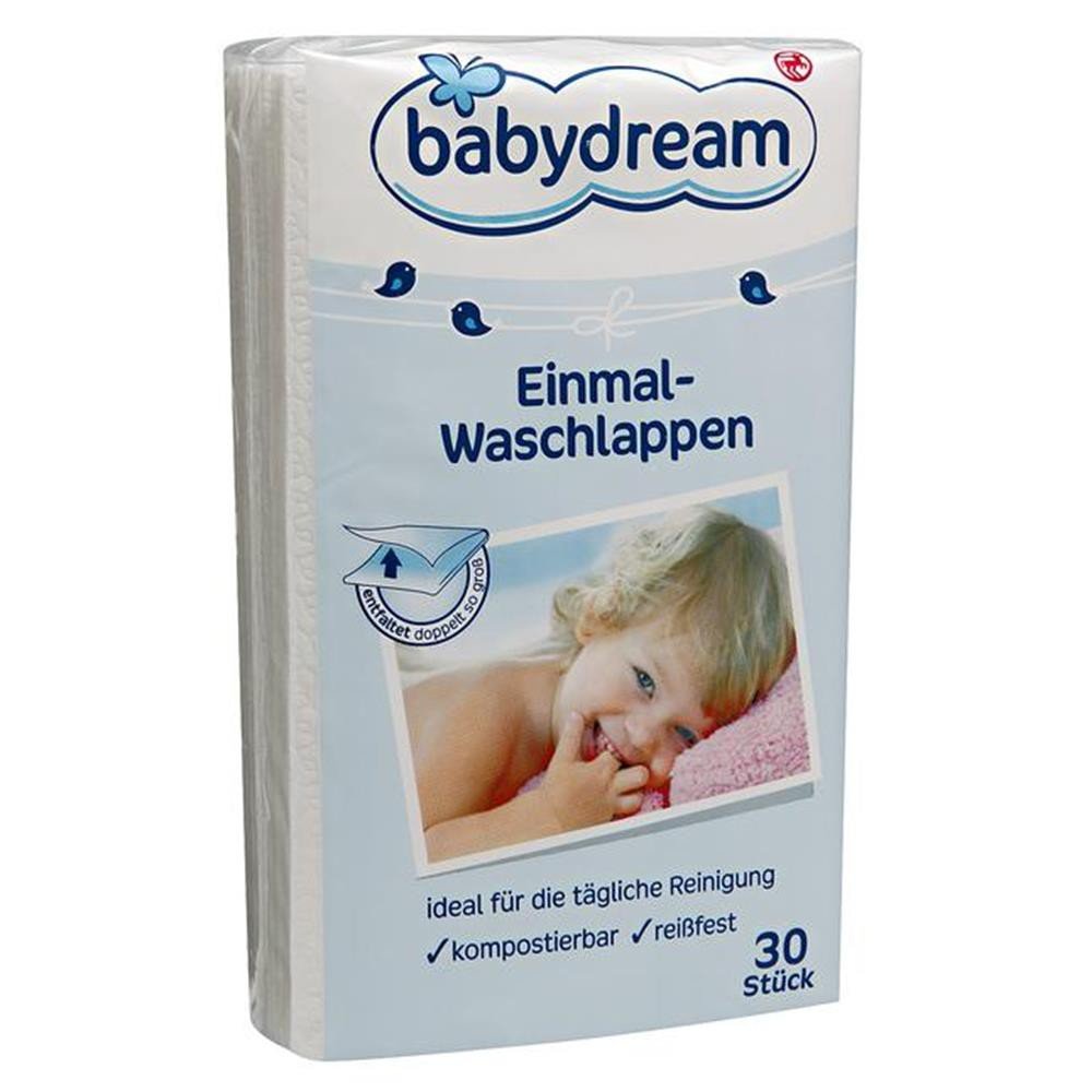 babydream Einmal-Waschlappen 30 Stück