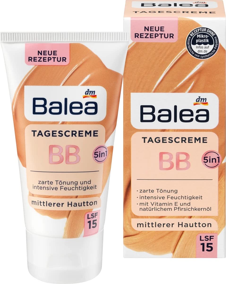 Balea Getönte Tagescreme BB Mittlerer Hautton, 50 ml