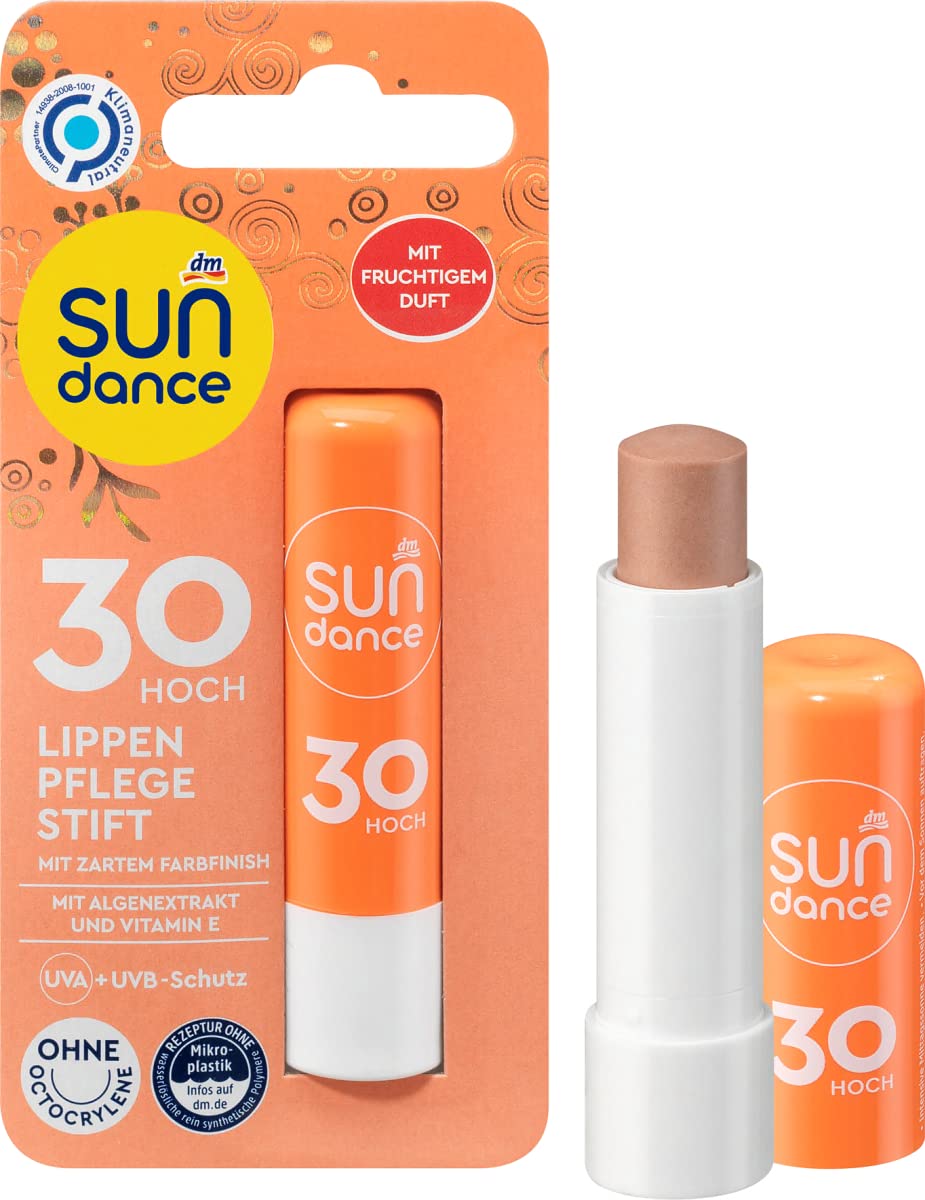 SUNDANCE Lippenpflegestift LSF 30, 4,8 g vegan & Ohne Nanopartikel