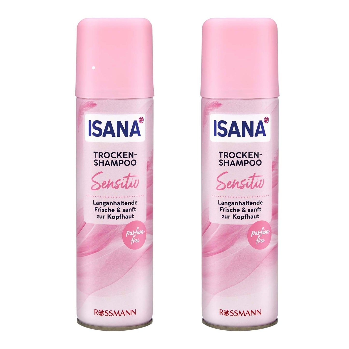 ISANA 2er Pack ISANA Trockenshampoo Sensitiv | 2x 200ml