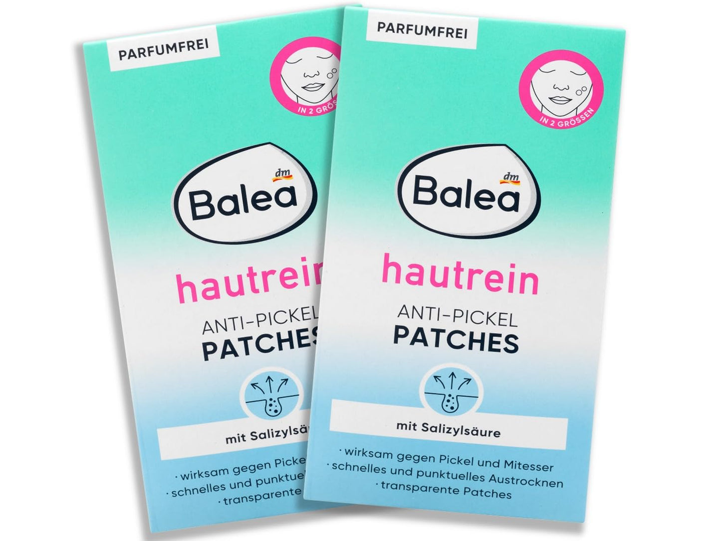 Balea Hautrein Anti-Pickel Patches, 2er Pack 2 x 36 St (72 Patches)