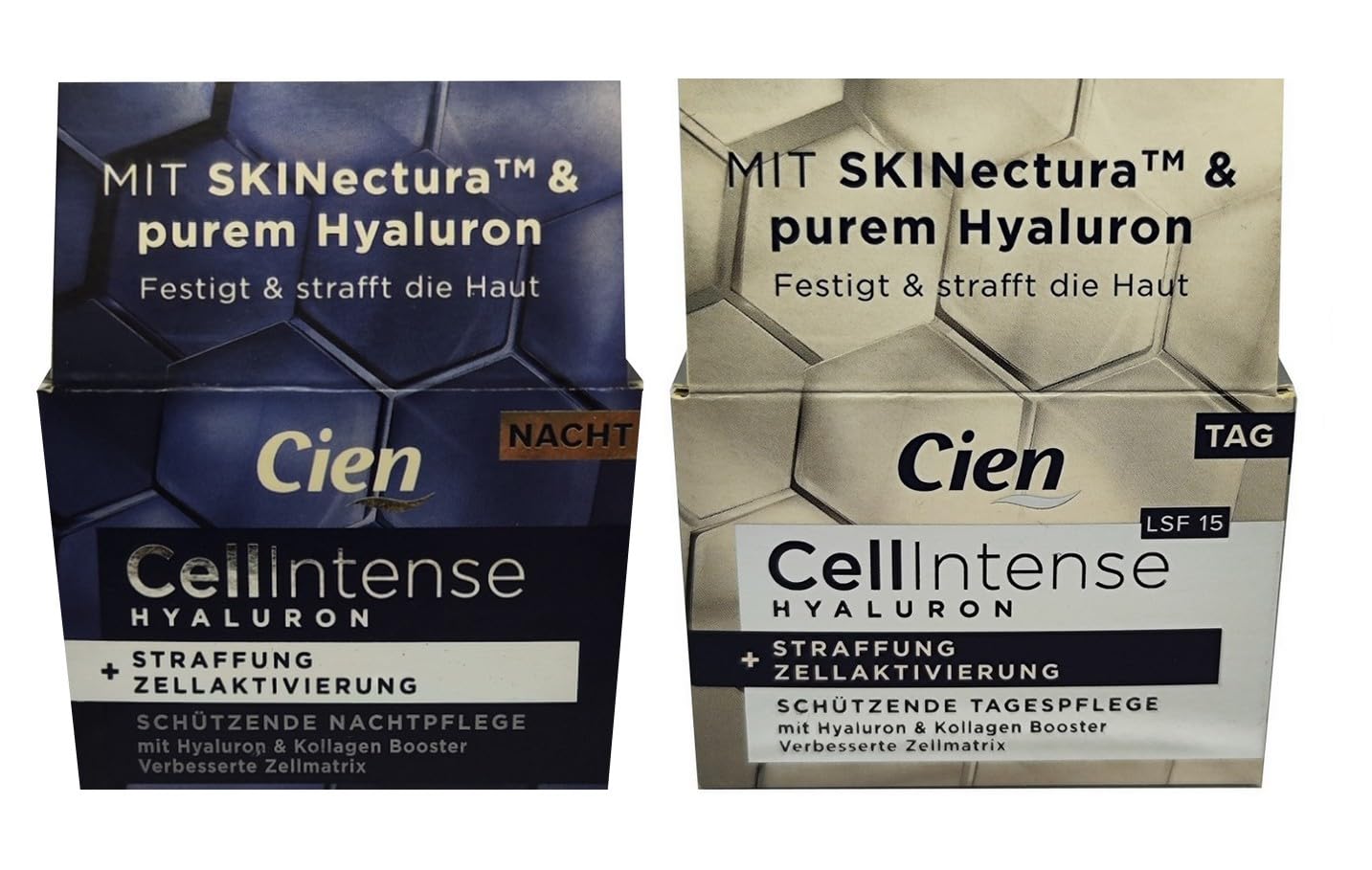 Cien Cellintense Hyaluron SET, 1x Tages-und 1x Nachtcreme (2x50 ml)