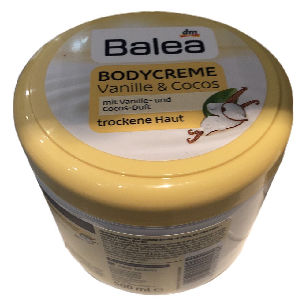 Balea Body Cream Vanilla & Coconut For Dry Skin (500ml) by Balea