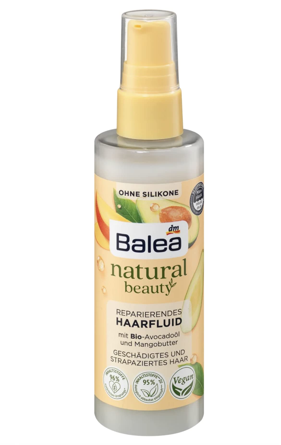 Balea Natural Beauty - Haarfluid reparierend - 1 x 100 ml- vegan