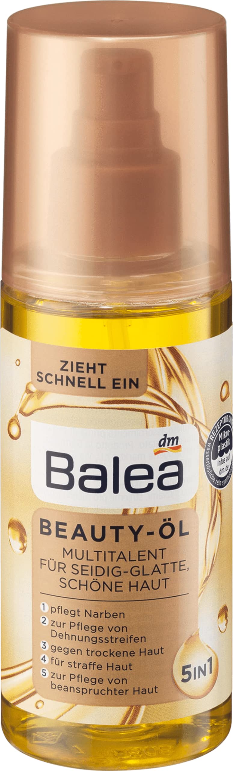 Körperöl - vielseitig talent für seidig glatte, schöne Haut - gegen Dehnungsstreifen - gegen trockene Haut - für müde Haut - 150ml