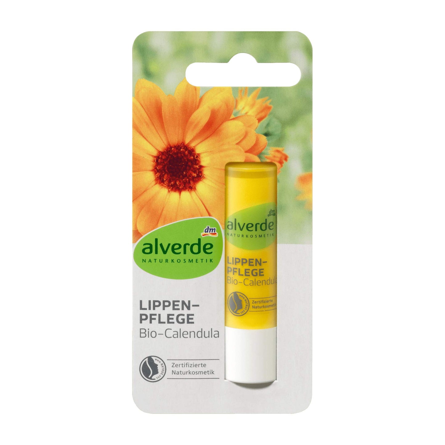 BYUP alverde NATURKOSMETIK Lippenbalsam Bio-Calendula, 1 x 4,8 g, Glättend