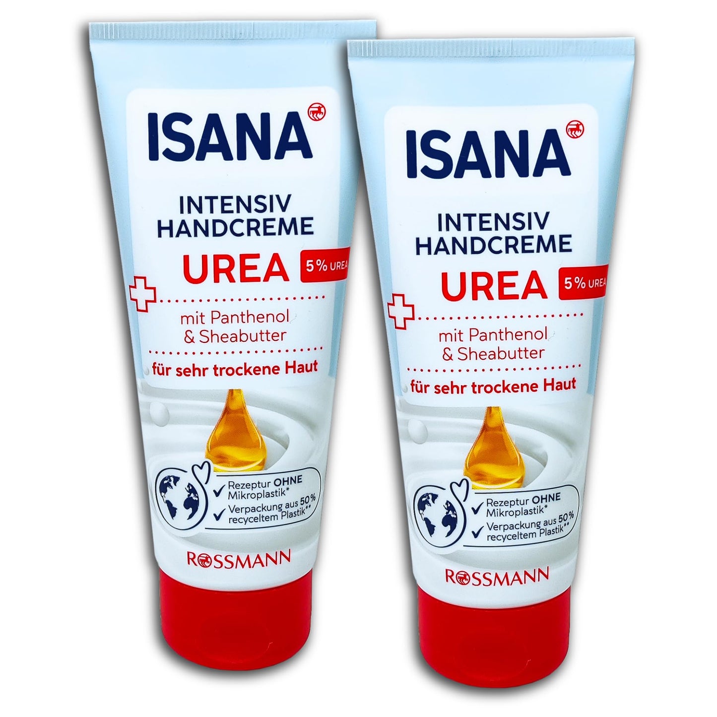 TOPDeal 2 er Pack ISANA reichhaltige Handcreme Urea intensiv 2 x100ml