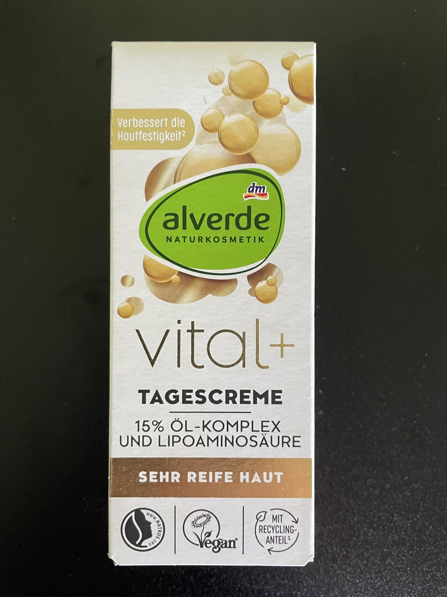 alverde NATURKOSMETIK Gesichtscreme Vital+ Tagescreme, 50 ml