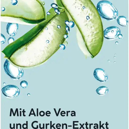 ISANA Clean + Care milder Reinigungsschaum - jeder Hauttyp, feuchtigkeitsspendend, Aloe Vera & Gurken-Extrakt - 150 ml