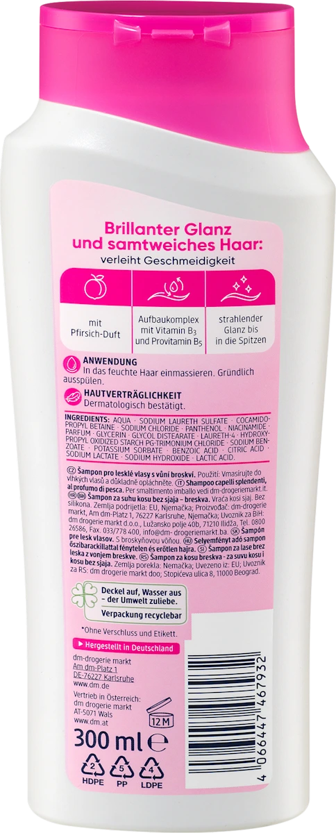 Balea Shampoo Seidenglanz, 1 x 300 ml, neu&ovp