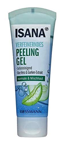 Verfeinerndes Peeling Gel - mit Aloe Vera und Gurken-Extrakt - tiefenreinigend - für normale & Mischhaut - 75 ml