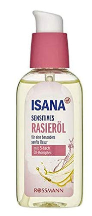 Jutīgai ādai paredzēta skūšanās eļļa - īpaši maigai skūšanai - ar 5 komponentu eļļu kompleksu - 75 ml