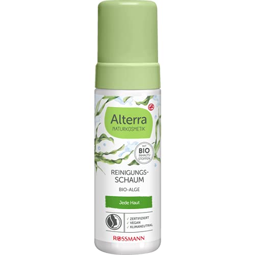 Alterra Natural Cosmetics tīrīšanas putas ar organiskajām aļģēm 150 ml