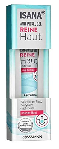 Reine Haut Anti-Pickel Gel - Soforthilfe mit Zink & salicylsäure - Antibakteriell - 15 ml