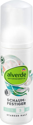 alverde DABĪGĀ KOSMĒTIKA Putojošs matu losjons ar ziedu ekstraktu, purpura rīsiem, 150 ml