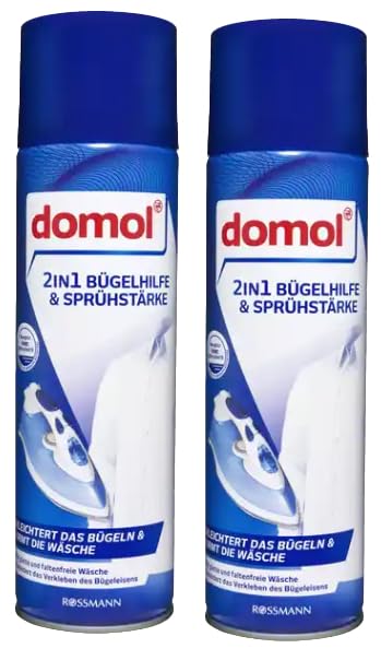 2in1 Bügelhilfe & Sprühstärke - Erleichtert das Bügeln und formt die Wäsche - 2er Pack (2 * 500 ml)