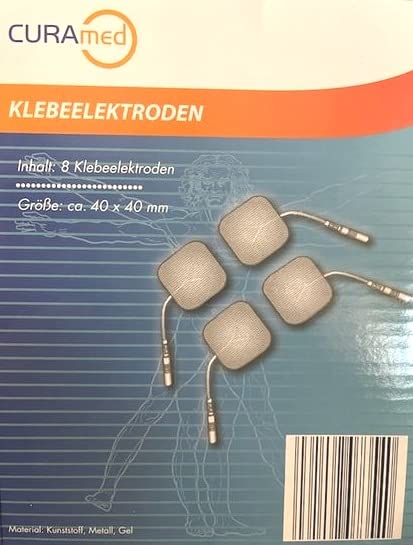 CURAmed  1x8 St. Klebeelektroden, ca. 40 x 40cm