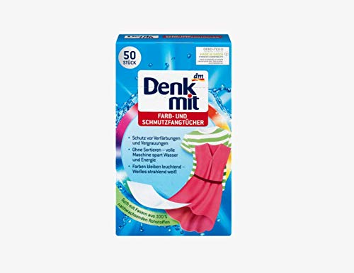 Denkmit Farbfangtücher und Schmutzfangtücher, 50 St