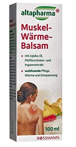 Muskel-Wärme-Balsam - Wohltuende Pflege, Wärme und Entspannung - mit Jojoba-Öl, Pfefferschoten- und Ingwerextrakt - 100 ml