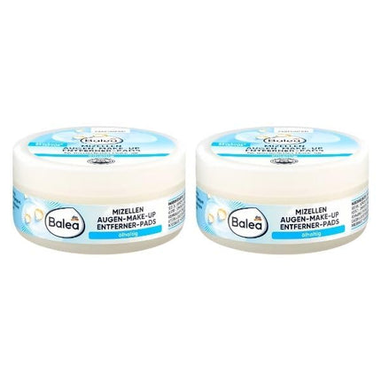 Balea Augen Make-Up Entferner Pads mit Waterproof ölhaltig, 2er Pack(2 x 50 Stück)