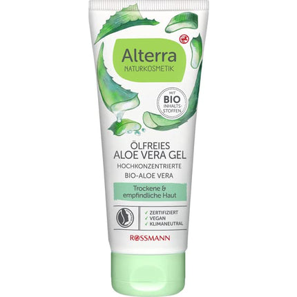 Alterra Natural Cosmetics bez eļļas alvejas želeja ādas kopšanas želeja 100 ml