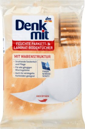 Denkmit grīdas lupatiņas parketa un lamināta grīdām, 1 x 15 gab.