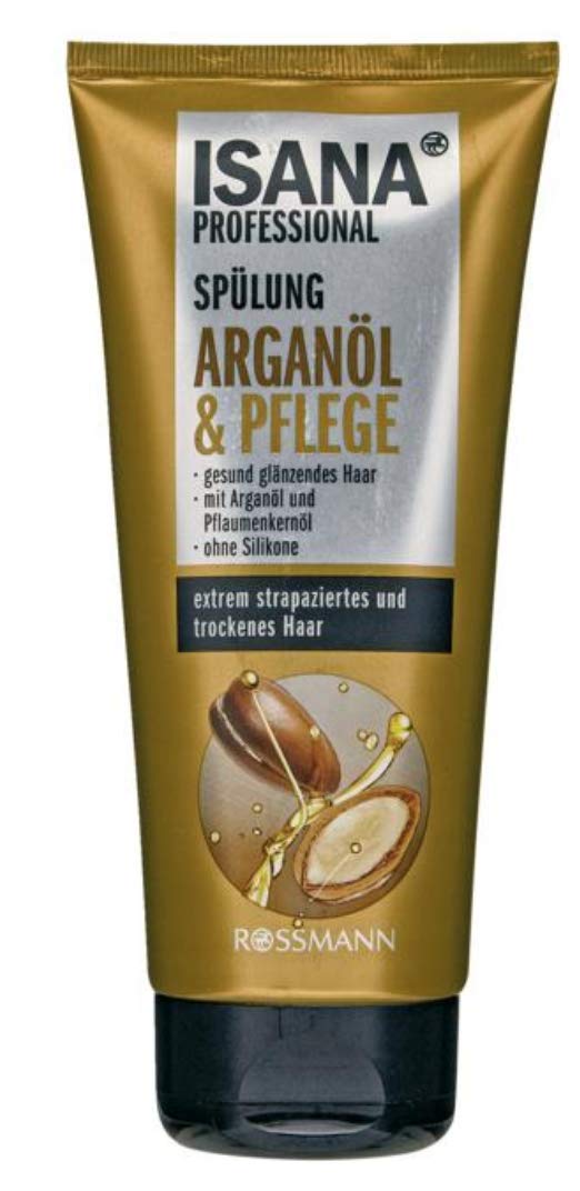 ISANA MED Arganöl & Pflege - Spülung für extrem strapaziertes & trockenes Haar - 200 ml