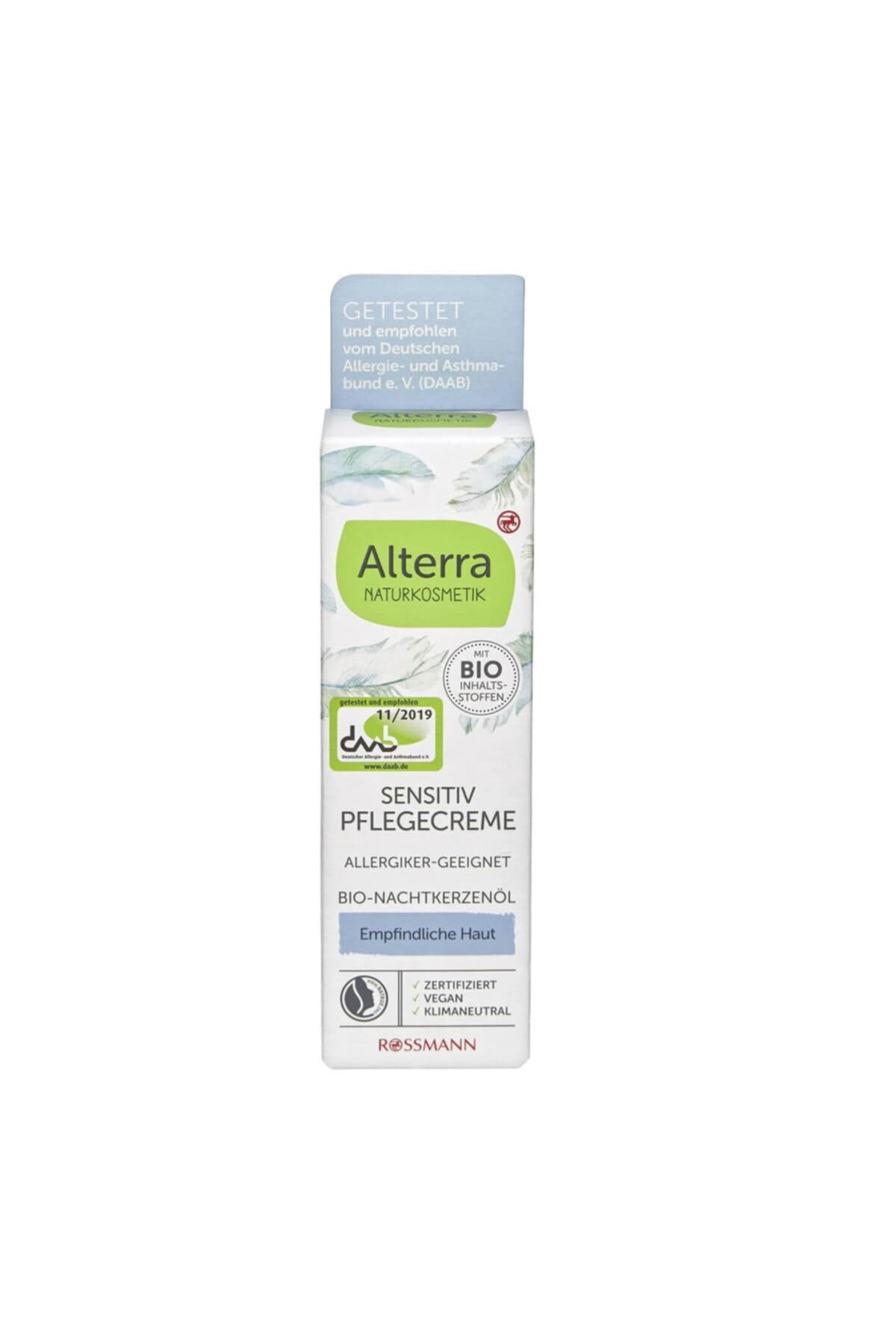 Alterra Sensitiv Pflegecreme Parfümfrei, 50 ml