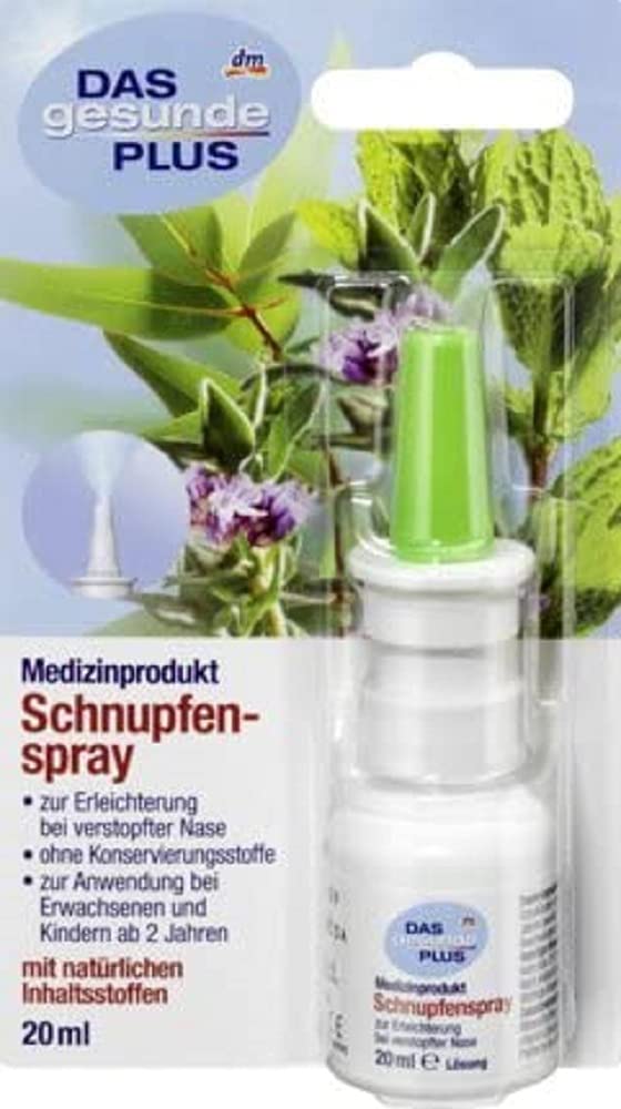 DAS gesunde PLUS Nasenspray Schnupfenspray, 20 ml Medizinprodukt
