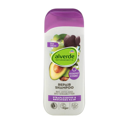 Shampoo Repair mit Bio-Avocado und Bio-Sheabutter - Naturkosmetik - Regeneriert und stärkt - Für Strapaziertes und Brüchiges Haar - 200 ml